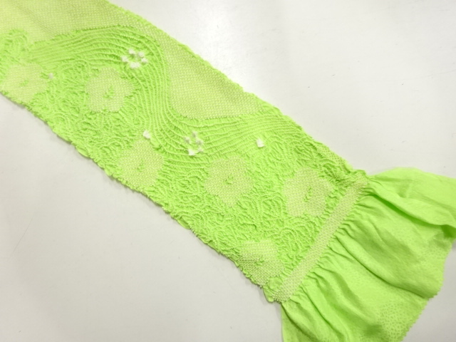 正絹　絞り　帯揚げ